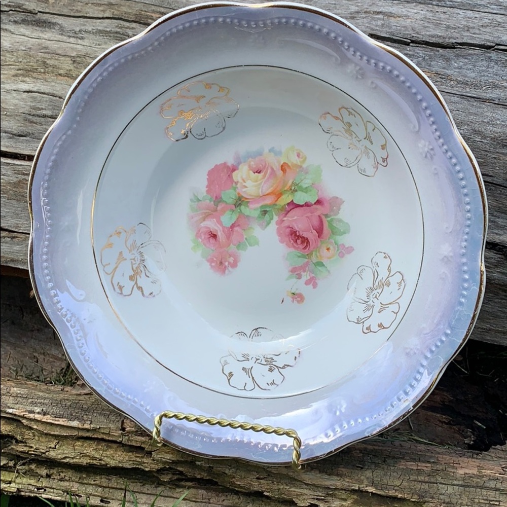 Vintage Owen China Minerva St Louis Porcelain Bowl